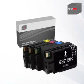 Singapore Stock Bestink 937 Black 937 Cyan 937 Yellow 937 Magenta  Ink Cartridges