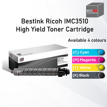 Load image into Gallery viewer, Bestink IMC3510 Black Cyan Magenta Yellow High Yield Toner Cartridge