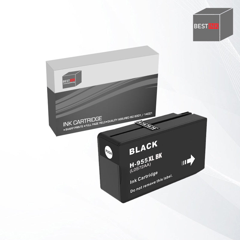 Bestink 955XL High Yield Black Cyan Magenta Yellow Ink Cartridge