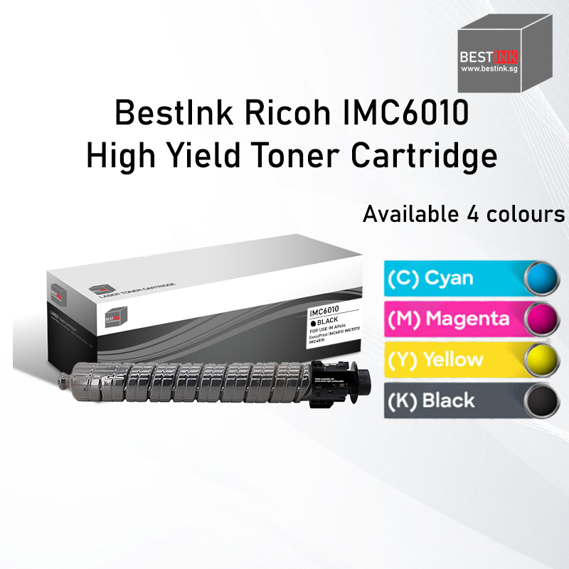 Singapore Stock Bestink IMC6010 Black Cyan Magenta Yellow Toner
