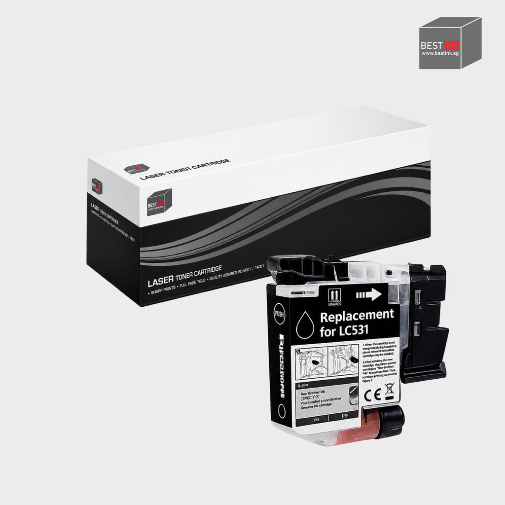 Bestink LC531 LC 531 high capacity Ink Cartridge Compatible For Brother DCP‑J1260W/DCP-J1310DW/DCP-J1360DW Printer