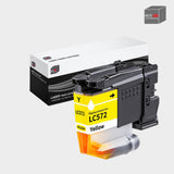 Bestink LC572 LC-572 Ink Cartridge Black Pigment Cyan Magenta Yellow for Brother Inkjet Printers 1 Yr Brother Warranty