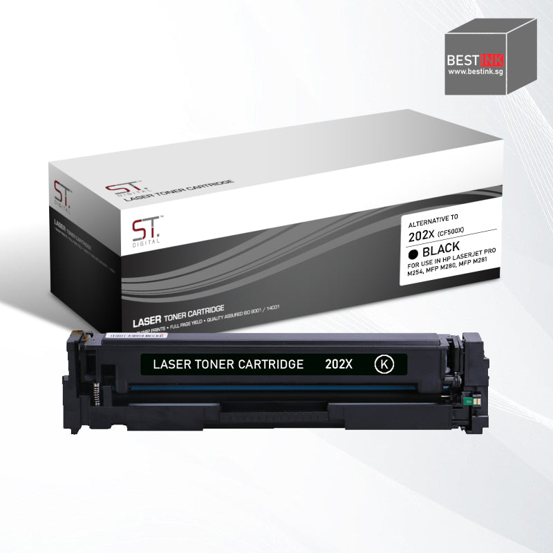 Bestink 202X High Yield Black Cyan Magenta Yellow Toner Cartridge 202X