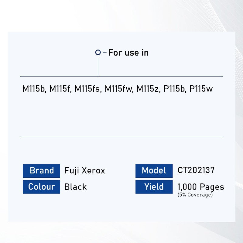 Bestink CT202137 High Quality Black Toner Cartridge